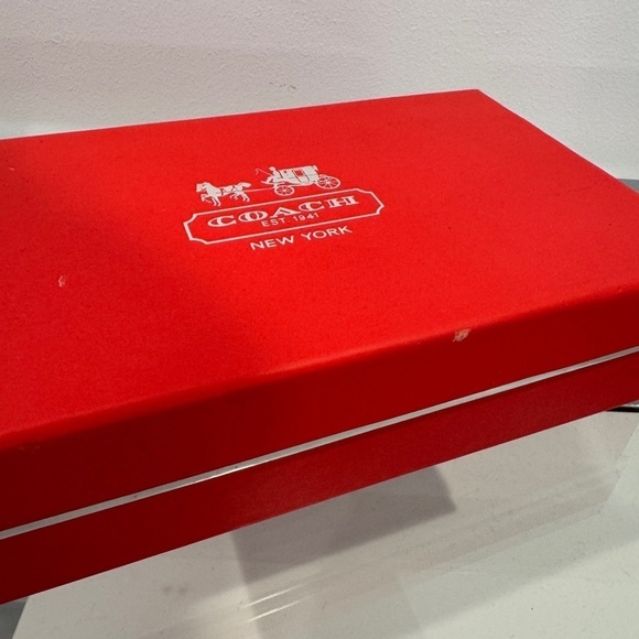 Coach Red Decor Gift Box 9x5x2 - Picture 5 of 5
